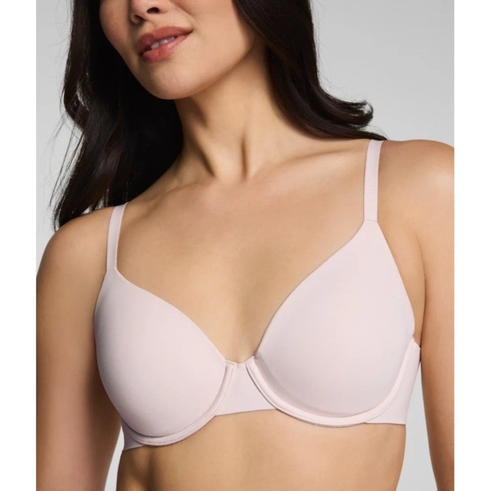 Spanx NWT Supersmooth BraVa Lightly Lined Underwire Bra 38DD Rosebud Pink 10591R